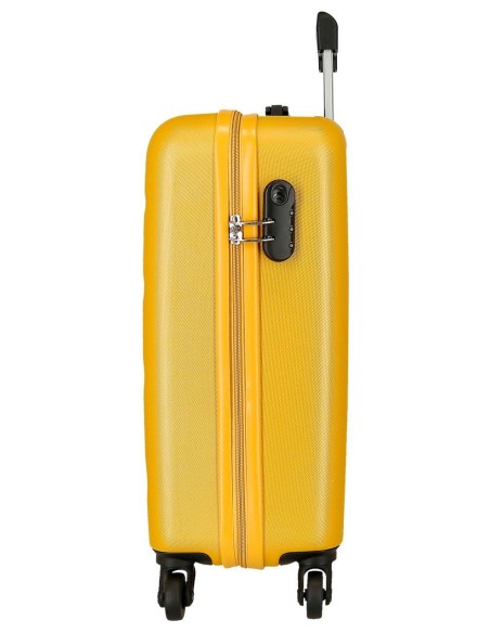 584916D TROLLEY ABS 55CM. 4R. ROLL ROAD FLEX OCRE