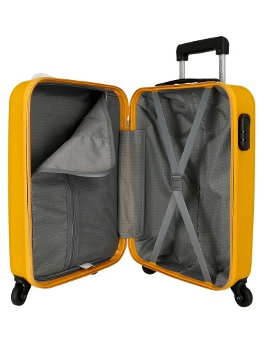 584916D TROLLEY ABS 55CM. 4R. ROLL ROAD FLEX OCRE