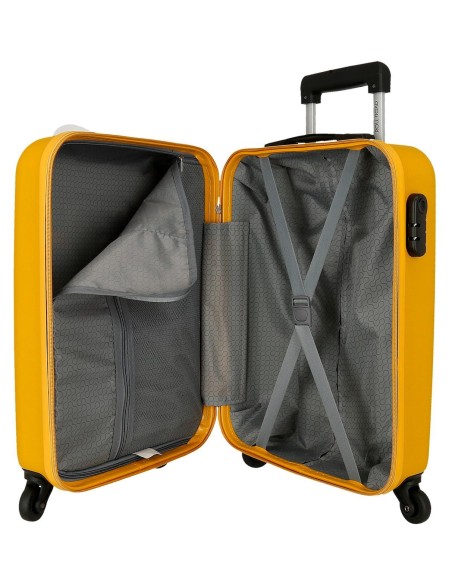 584916D TROLLEY ABS 55CM. 4R. ROLL ROAD FLEX OCRE