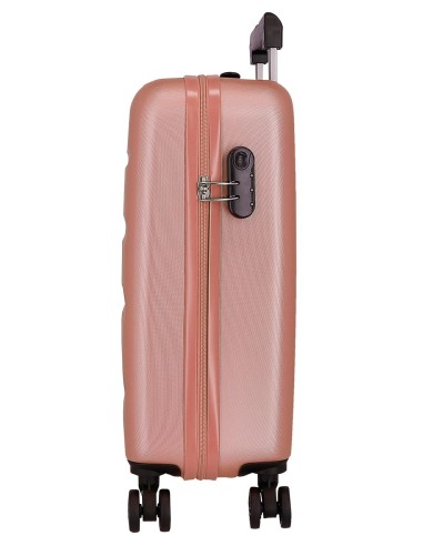 584916C TROLLEY ABS 55CM. 4R. ROLL ROAD FLEX NUDE