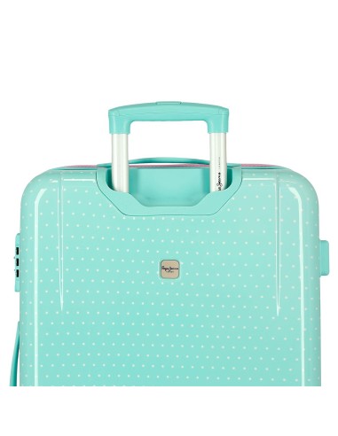 6041442 SET/2 TROLLEY ABS 55-65CM. 4R. PJL NORA TURQUESA