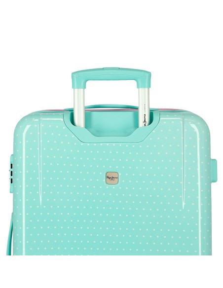 6041442 SET/2 TROLLEY ABS 55-65CM. 4R. PJL NORA TURQUESA 6041442 SET/2 TROLLEY ABS 55-65CM. 4R. PJL NORA TURQUESA