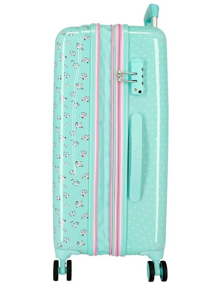 6041442 SET/2 TROLLEY ABS 55-65CM. 4R. PJL NORA TURQUESA 6041442 SET/2 TROLLEY ABS 55-65CM. 4R. PJL NORA TURQUESA