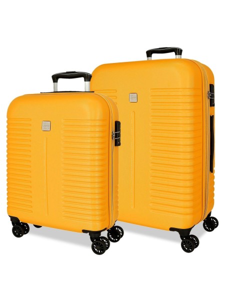 5089528 SET/2 TROLLEY ABS 55-70CM. 4R. ROLL ROAD INDIA OCRE 5089528 SET/2 TROLLEY ABS 55-70CM. 4R. ROLL ROAD INDIA OCRE