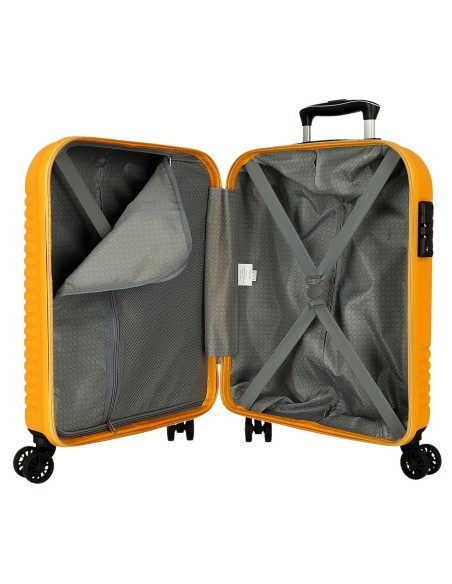 5089528 SET/2 TROLLEY ABS 55-70CM. 4R. ROLL ROAD INDIA OCRE 5089528 SET/2 TROLLEY ABS 55-70CM. 4R. ROLL ROAD INDIA OCRE