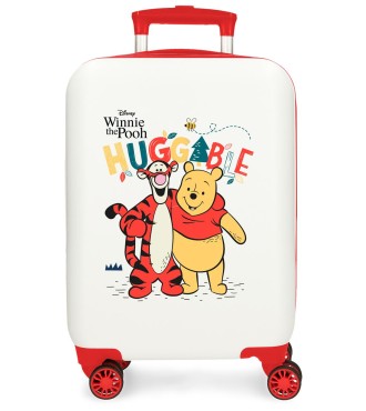4841341 TROLLEY ABS 50CM. 4R. WINNIE & TIGER BLANCO/ROJO