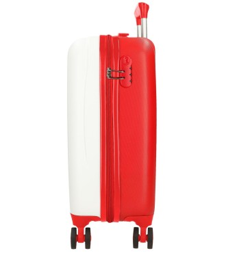 4841341 TROLLEY ABS 50CM. 4R. WINNIE & TIGER BLANCO/ROJO 2