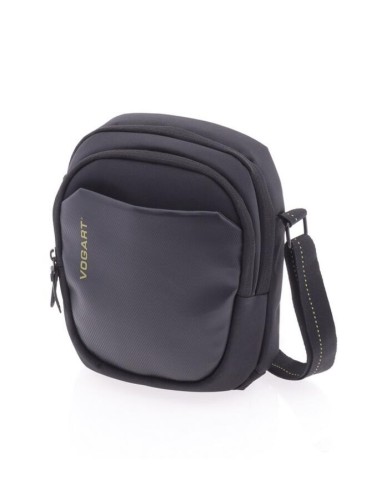 Bolso Pequeño Cruzado Hombre Vogart Boston Negro Bolsos H...