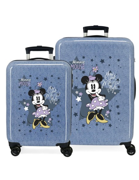 4981921 SET/2 TROLLEY ABS 55-68CM. 4R. MINNIE STYLE 4981921 SET/2 TROLLEY ABS 55-68CM. 4R. MINNIE STYLE