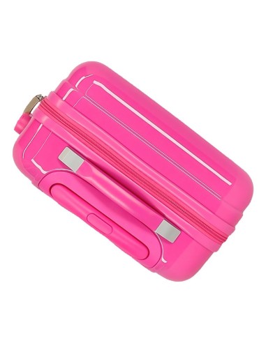 2421431 TROLLEY ABS 55CM. 4R. SPARKLE LIGE MAGIC FROZEN