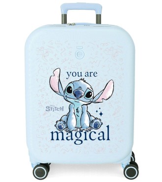 3858621 TROLLEY ABS 55CM. C/EXP. 4R. STITCH YOU ARE MAGICAL