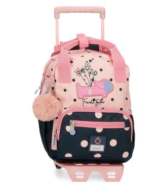 94320T1 MOCHILA ADAP. 28CM. C/CARRO. ENSO FRIENDS TOGETHER