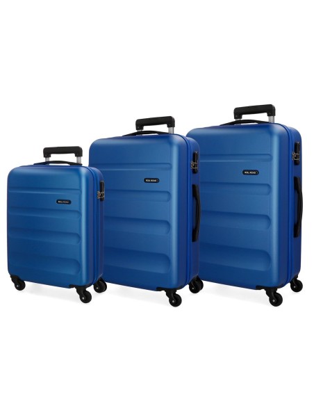 5849463 SET/3 TROLLEY ABS 55-65-75CM. 4R. ROLL ROAD FLEX AZU