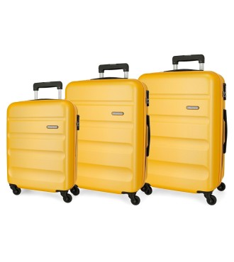 584946D SET/3 TROLLEY ABS 55-65-75CM. 4R. ROLL ROAD FLEX OCR