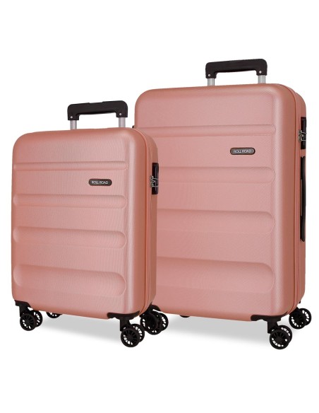 584956C SET/2 TROLLEY ABS 55-65CM. 4R. ROLL ROAD FLEX NUDE