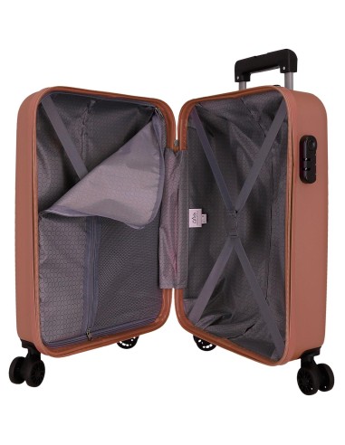 584956C SET/2 TROLLEY ABS 55-65CM. 4R. ROLL ROAD FLEX NUDE