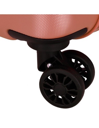 584946C SET/3 TROLLEY ABS 55-65-75CM. 4R. ROLL ROAD FLEX NUD