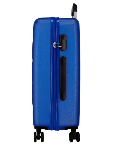5849363 TROLLEY ABS 75CM. 4R. ROLL ROAD FLEX AZUL