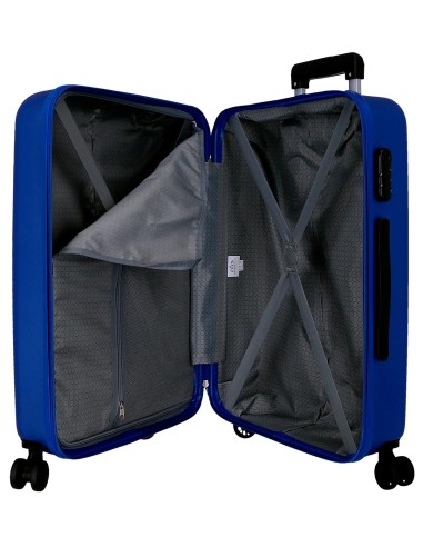 5849363 TROLLEY ABS 75CM. 4R. ROLL ROAD FLEX AZUL