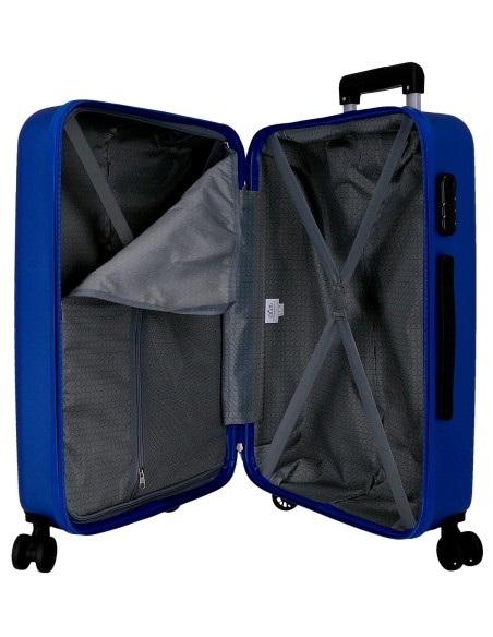 5849363 TROLLEY ABS 75CM. 4R. ROLL ROAD FLEX AZUL