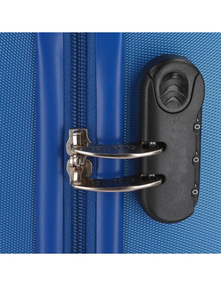 5849363 TROLLEY ABS 75CM. 4R. ROLL ROAD FLEX AZUL