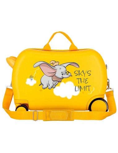 4461026 MALETA INF.ABS 4R.(2 MULTI.) 45CM. DUMBO OCRE