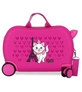 4461027 MALETA INF.ABS 4R.(2 MULTI.) 45CM. MARIE PARIS FUCSI