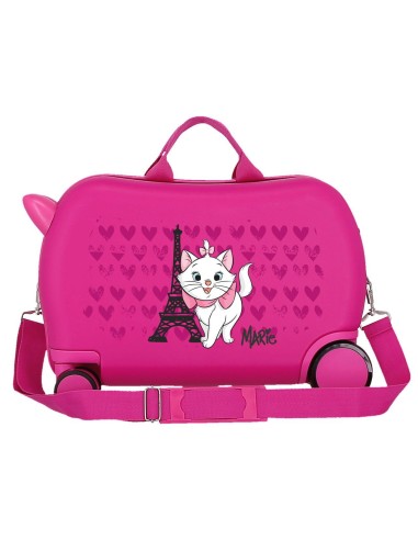 4461027 MALETA INF.ABS 4R.(2 MULTI.) 45CM. MARIE PARIS FUCSI