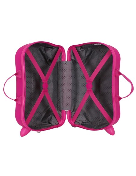 4461027 MALETA INF.ABS 4R.(2 MULTI.) 45CM. MARIE PARIS FUCSI