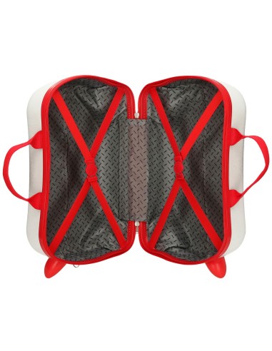 2081042 MALETA INF.ABS 4R.(2 MULTI.) 45CM. 101 DALMATAS BLAN