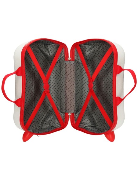 2081042 MALETA INF.ABS 4R.(2 MULTI.) 45CM. 101 DALMATAS BLAN