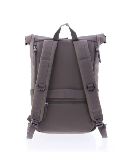 Mochila Roll-Top Vogart Eborn Beige Mochilas-Carterones-b...