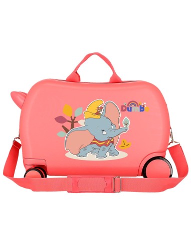 4461025 MALETA INF.ABS 4R.(2 MULTI.) 45CM. DUMBO CORAL