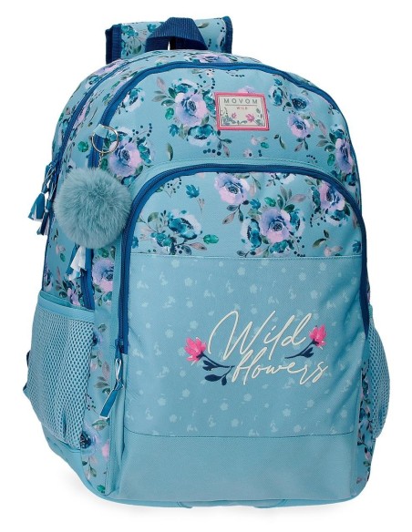 2752621 MOCHILA 46CM 2C. MOVOM WILD FLOWERS
