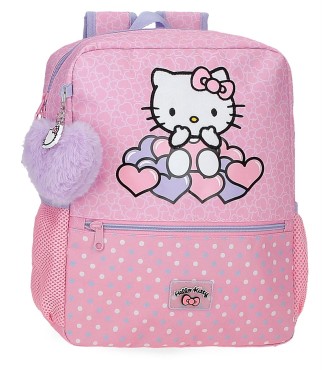 2032341 MOCHILA 33CM. HELLO KITTY HEARTS & DOTS