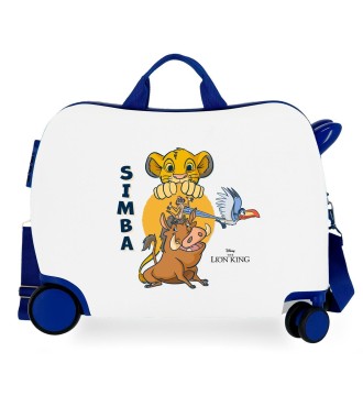 2449863 MALETA INF.ABS 4R.(2 MULTI.). SIMBA´S FRIENDS BLANCO