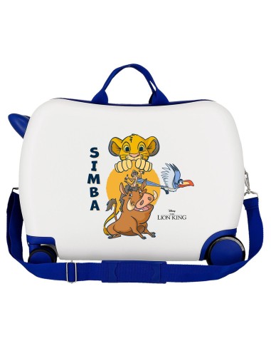 2449863 MALETA INF.ABS 4R.(2 MULTI.). SIMBA´S FRIENDS BLANCO