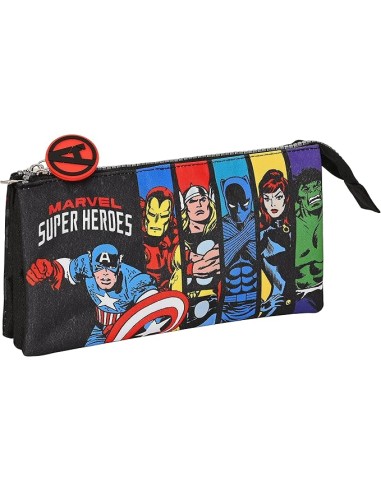 PORTATODO TRIPLE AVENGERS "SUPER HEROES"