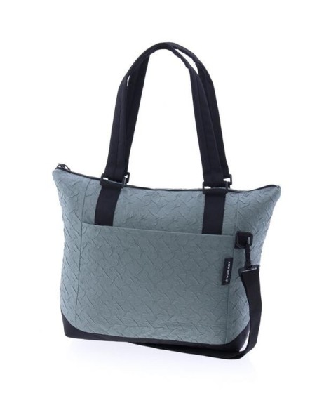 Bolso Doble Asa Larga Vogart Origami Verde Bolsos Mujer |...