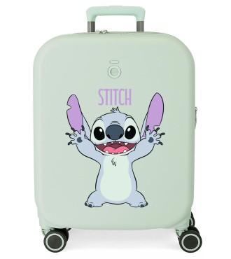 3198642 TROLLEY ABS 55CM.C/EXP. 4R.  STITCH PLAYFUL MENTA