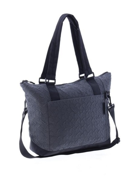 Bolso Doble Asa Larga Vogart Origami Gris Bolsos Mujer | ...