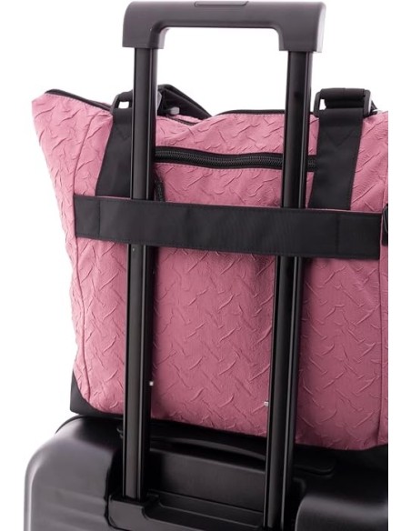 Bolso Doble Asa Larga Vogart Origami Rosa Bolsos Mujer | ...