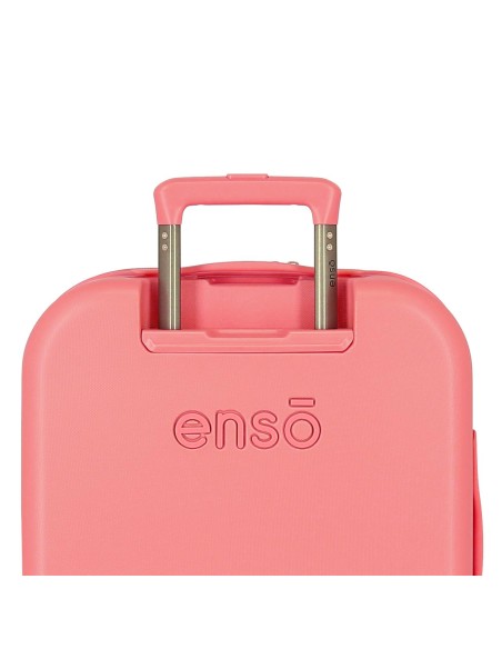 3199141 TROLLEY ABS 55CM.4R. STITCH PLAYFUL CORAL