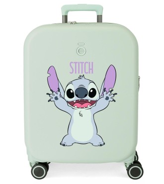 3199142 TROLLEY ABS 55CM.4R. STITCH PLAYFUL MENTA 2
