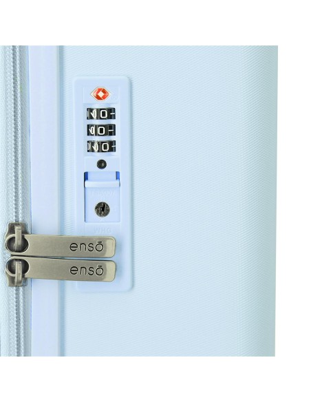 3199143 TROLLEY ABS 55CM.4R.ENSO STITCH PLAYFUL TURQUESA 3199143 TROLLEY ABS 55CM.4R.ENSO STITCH PLAYFUL TURQUESA