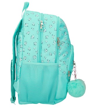 6042542 MOCHILA 44CM 2C. PJL NORA TURQUESA 2