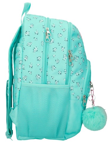 6042542 MOCHILA 44CM 2C. PJL NORA TURQUESA