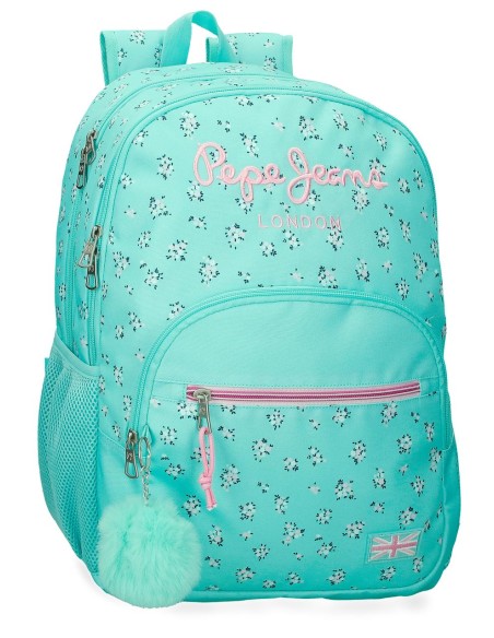 6042542 MOCHILA 44CM 2C. PJL NORA TURQUESA 6042542 MOCHILA 44CM 2C. PJL NORA TURQUESA