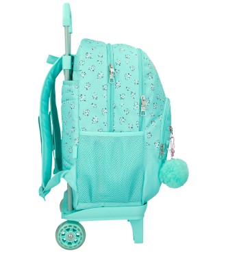 60425V2 MOCHILA ADAP. 44CM 2C. C/CARRO. PJL NORA TURQUESA 2