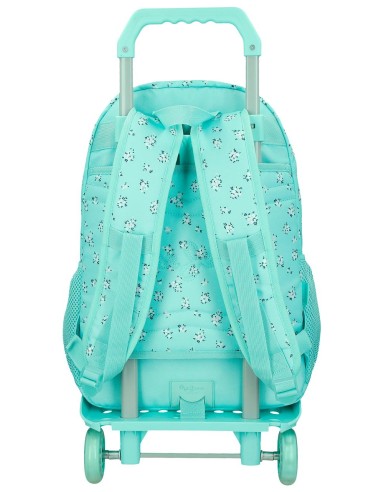 60425V2 MOCHILA ADAP. 44CM 2C. C/CARRO. PJL NORA TURQUESA